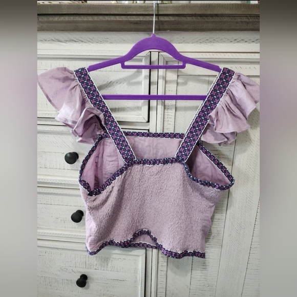 Anthropologie Let Me Be Paris Embroidered Top - Picture 5 of 5